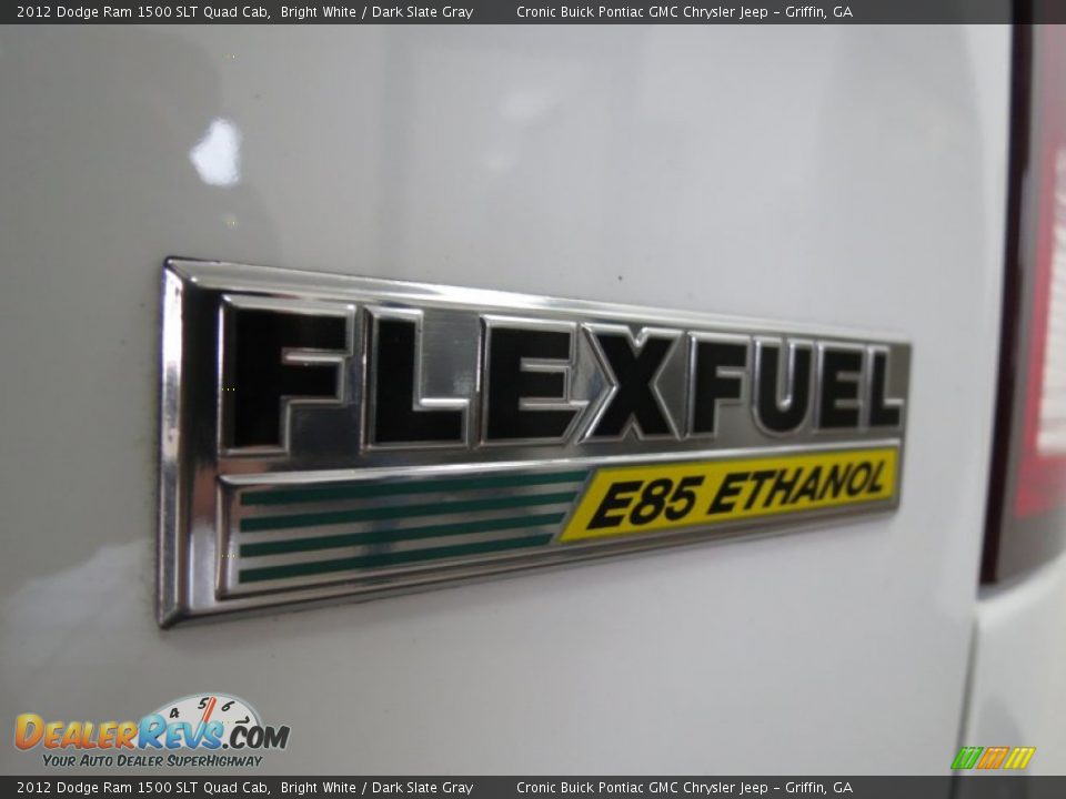 2012 Dodge Ram 1500 SLT Quad Cab Bright White / Dark Slate Gray Photo #13