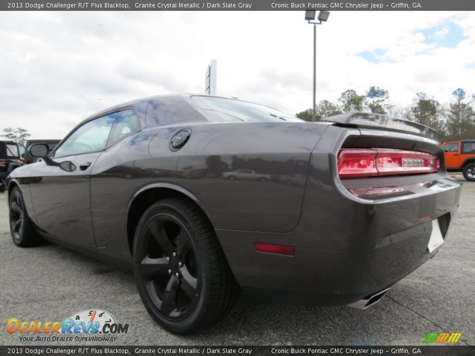 2013 Dodge Challenger R/T Plus Blacktop Granite Crystal Metallic / Dark Slate Gray Photo #5