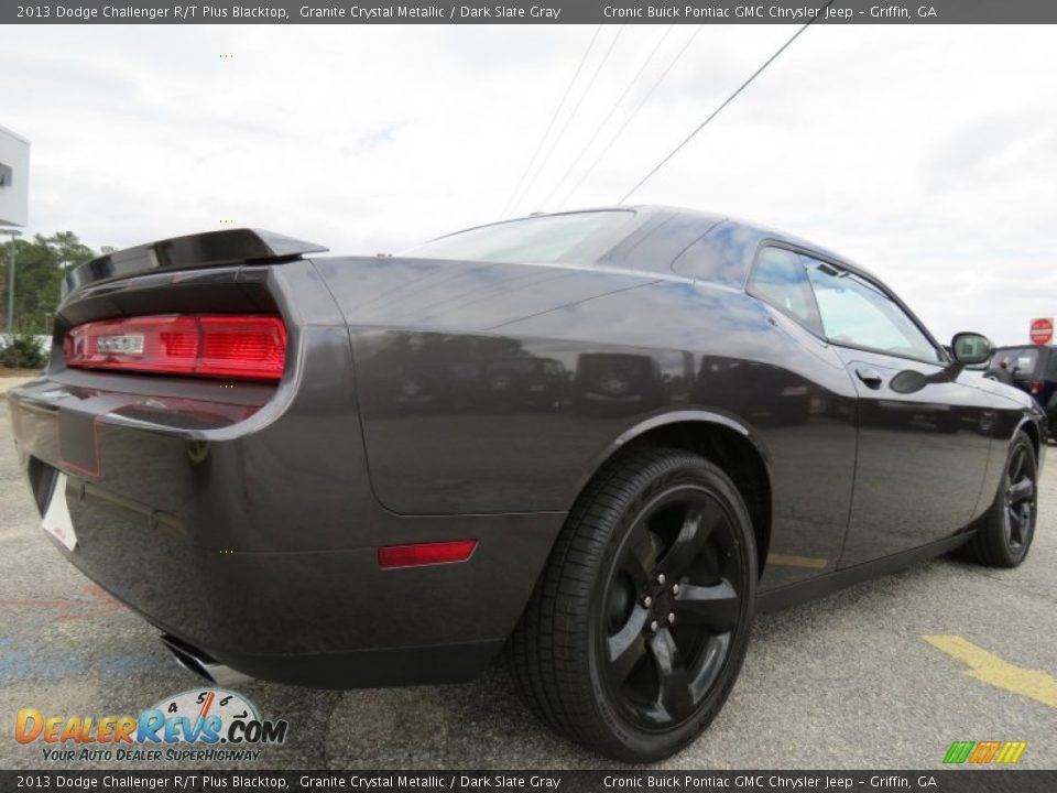 2013 Dodge Challenger R/T Plus Blacktop Granite Crystal Metallic / Dark Slate Gray Photo #7