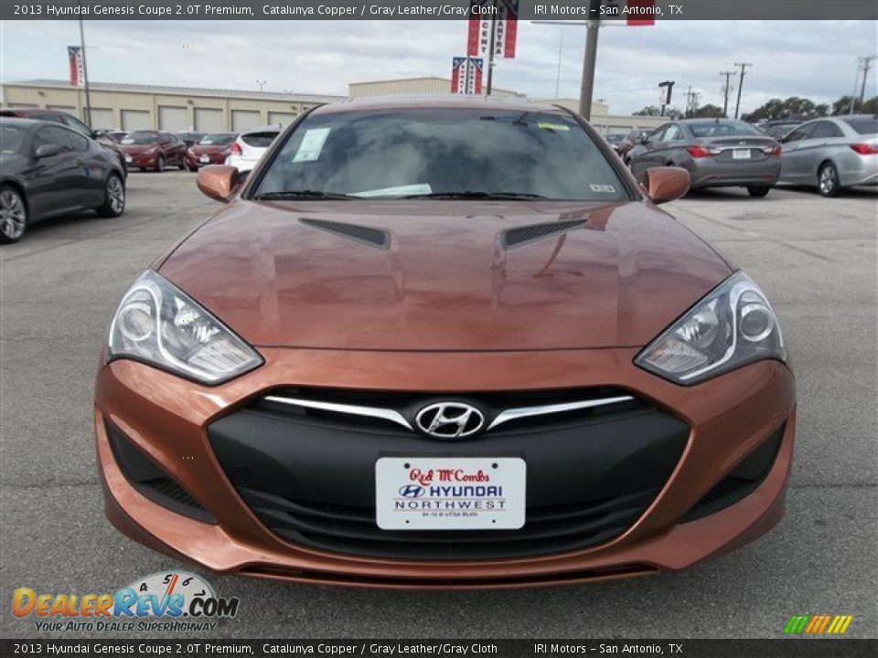 2013 Hyundai Genesis Coupe 2.0T Premium Catalunya Copper / Gray Leather/Gray Cloth Photo #1