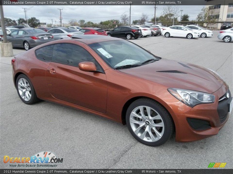 Front 3/4 View of 2013 Hyundai Genesis Coupe 2.0T Premium Photo #2