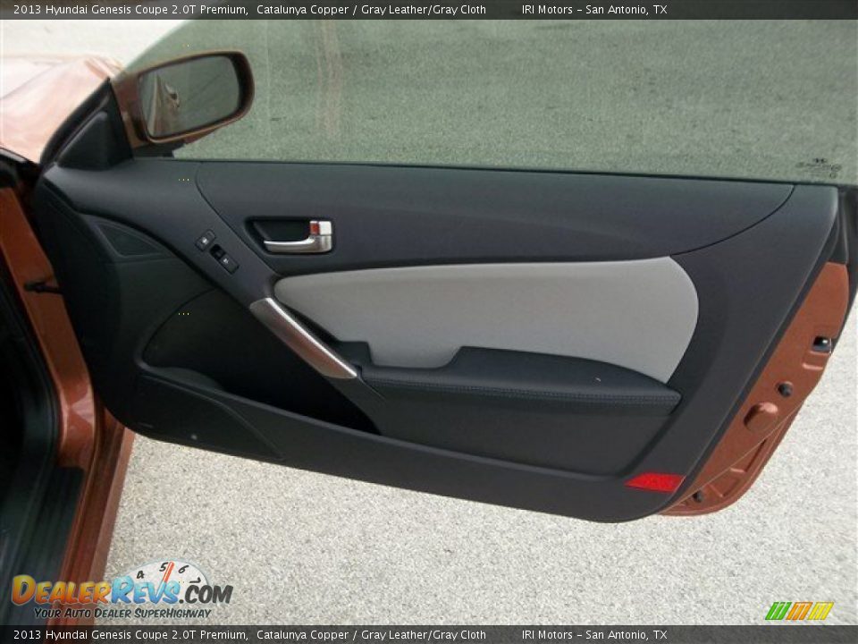 Door Panel of 2013 Hyundai Genesis Coupe 2.0T Premium Photo #10