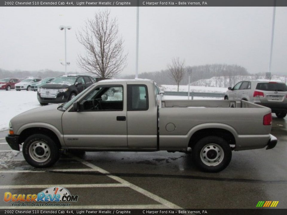 2002 Chevrolet S10 Extended Cab 4x4 Light Pewter Metallic / Graphite Photo #5
