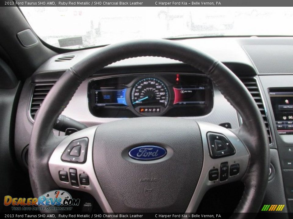 2013 Ford Taurus SHO AWD Steering Wheel Photo #17