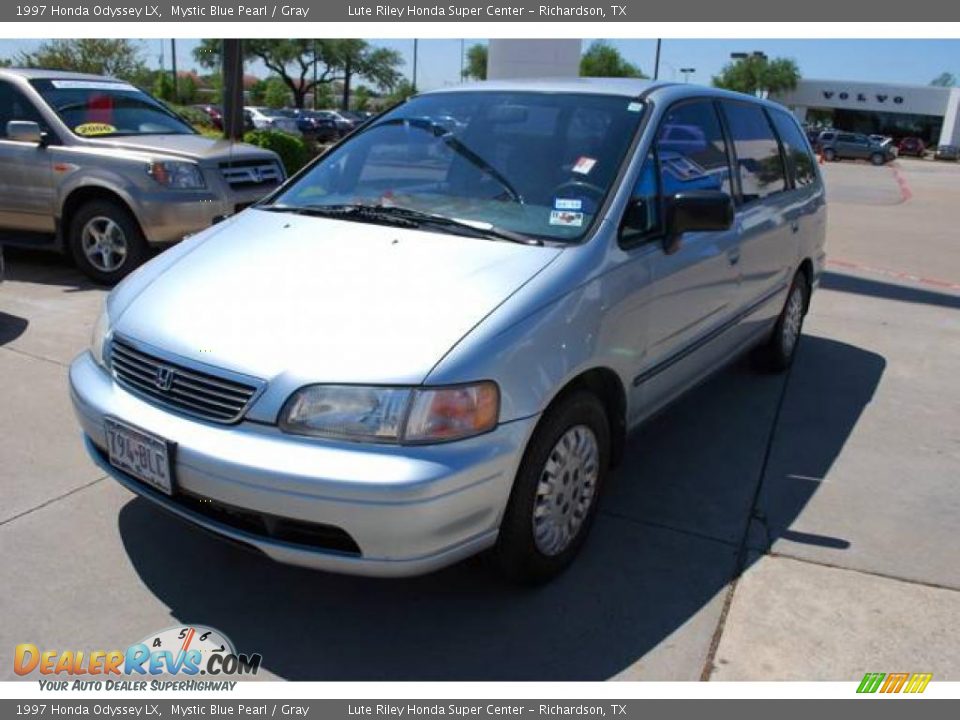 1997 Honda Odyssey LX Mystic Blue Pearl / Gray Photo #3