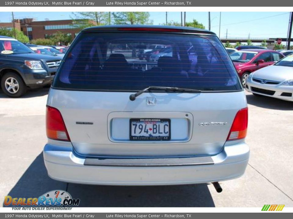 1997 Honda Odyssey LX Mystic Blue Pearl / Gray Photo #6