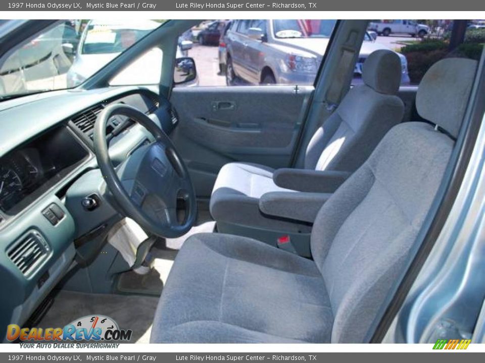 1997 Honda Odyssey LX Mystic Blue Pearl / Gray Photo #13