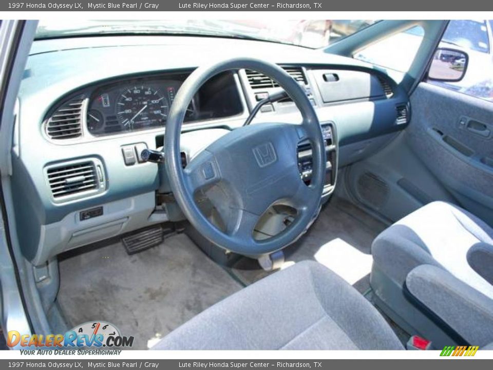 1997 Honda Odyssey LX Mystic Blue Pearl / Gray Photo #15