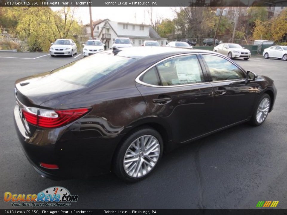 2013 Lexus ES 350 Fire Agate Pearl / Parchment Photo #4