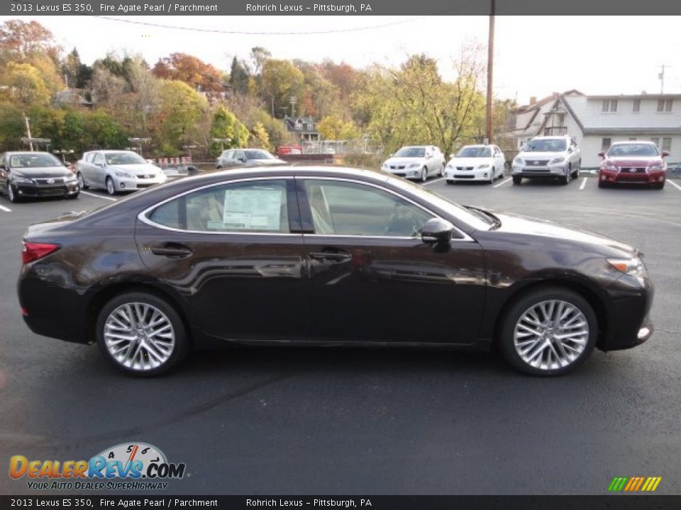 2013 Lexus ES 350 Fire Agate Pearl / Parchment Photo #5
