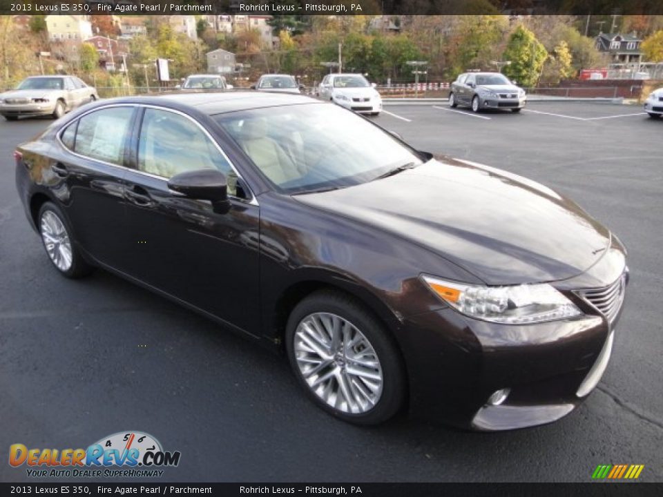 2013 Lexus ES 350 Fire Agate Pearl / Parchment Photo #6