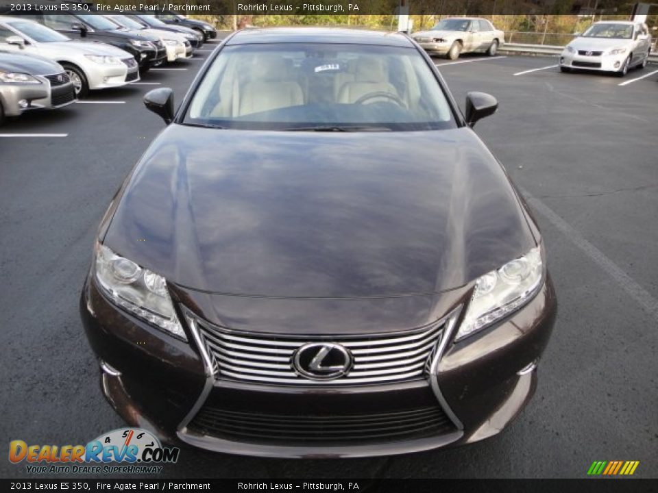 2013 Lexus ES 350 Fire Agate Pearl / Parchment Photo #7