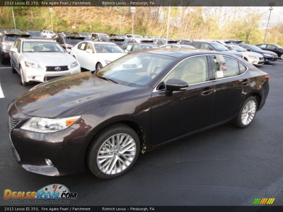 2013 Lexus ES 350 Fire Agate Pearl / Parchment Photo #8
