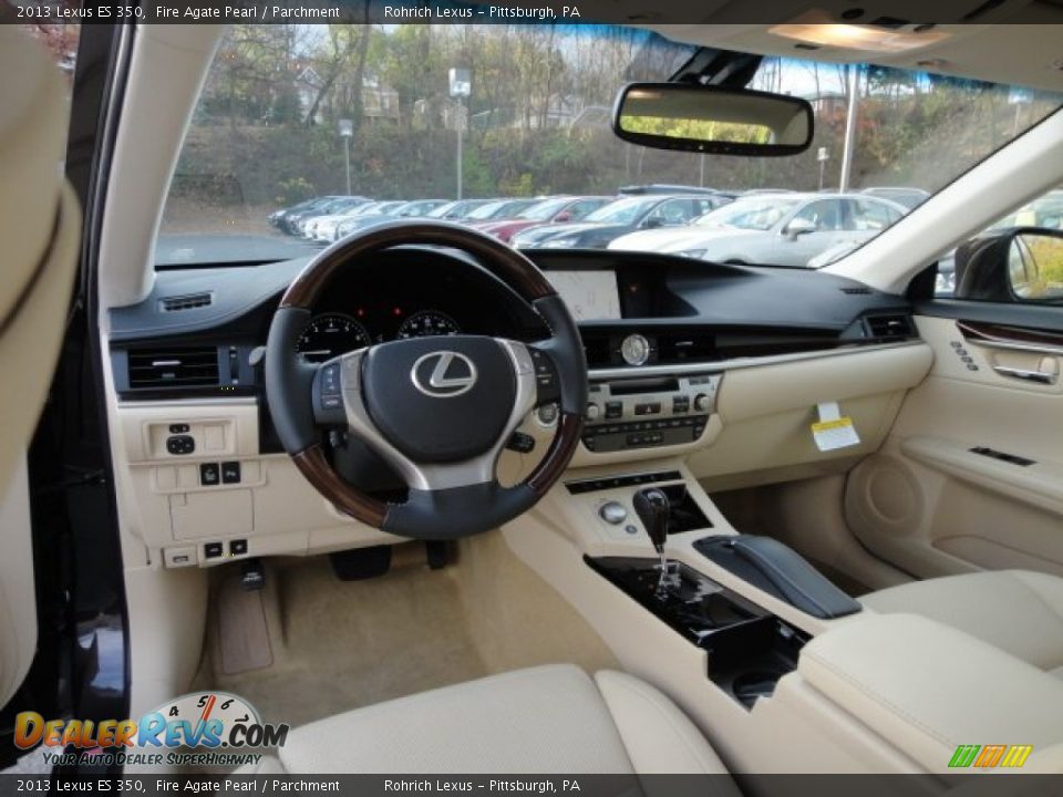 2013 Lexus ES 350 Fire Agate Pearl / Parchment Photo #12