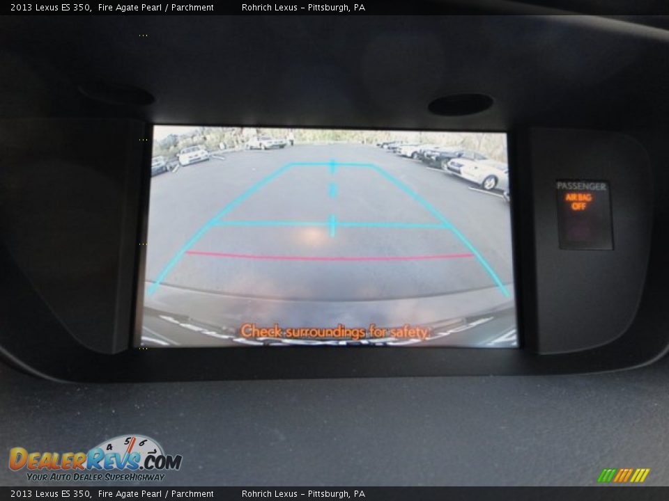 2013 Lexus ES 350 Fire Agate Pearl / Parchment Photo #16