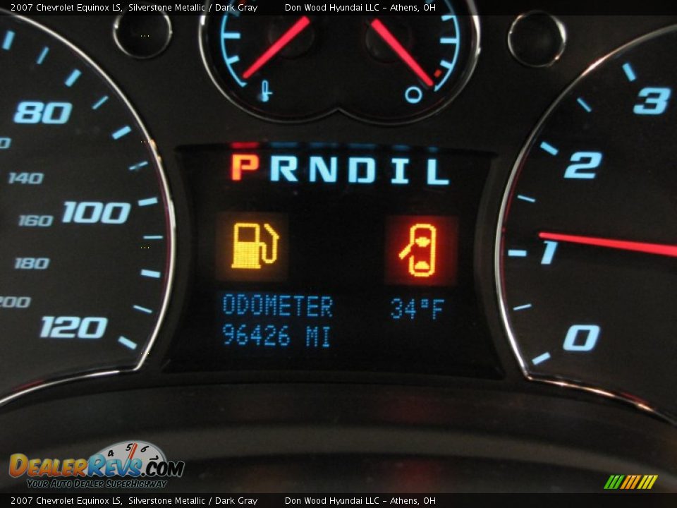 2007 Chevrolet Equinox LS Silverstone Metallic / Dark Gray Photo #19