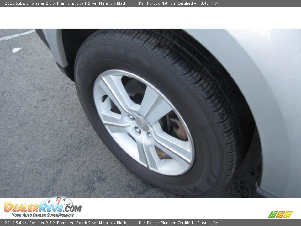 2010 Subaru Forester 2.5 X Premium Spark Silver Metallic / Black Photo #4