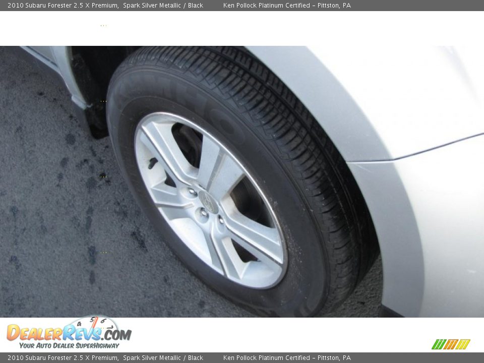 2010 Subaru Forester 2.5 X Premium Spark Silver Metallic / Black Photo #5