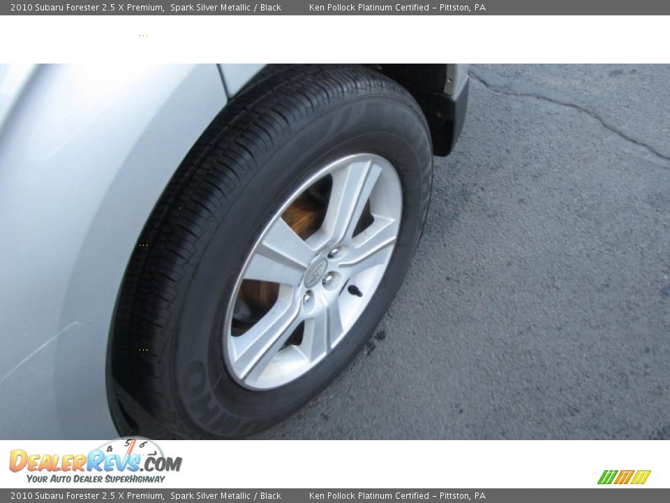 2010 Subaru Forester 2.5 X Premium Spark Silver Metallic / Black Photo #6