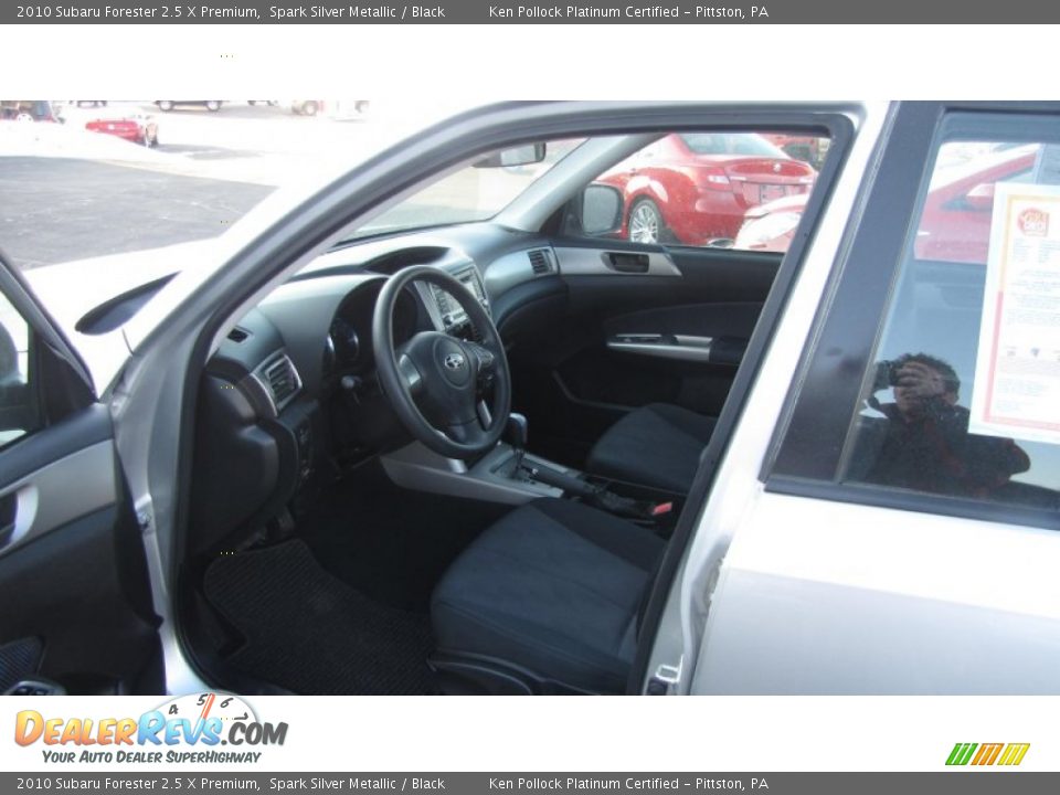 2010 Subaru Forester 2.5 X Premium Spark Silver Metallic / Black Photo #7