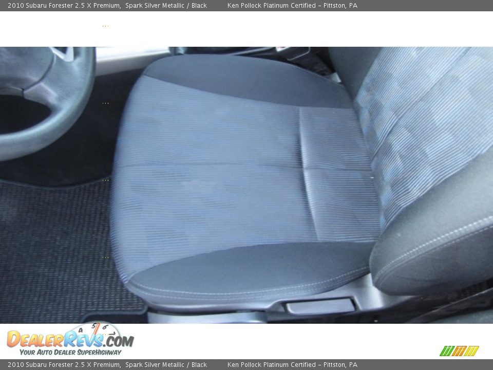 2010 Subaru Forester 2.5 X Premium Spark Silver Metallic / Black Photo #8