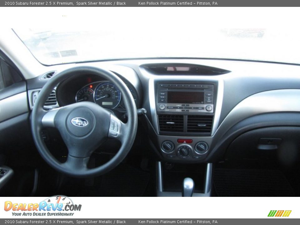 2010 Subaru Forester 2.5 X Premium Spark Silver Metallic / Black Photo #16