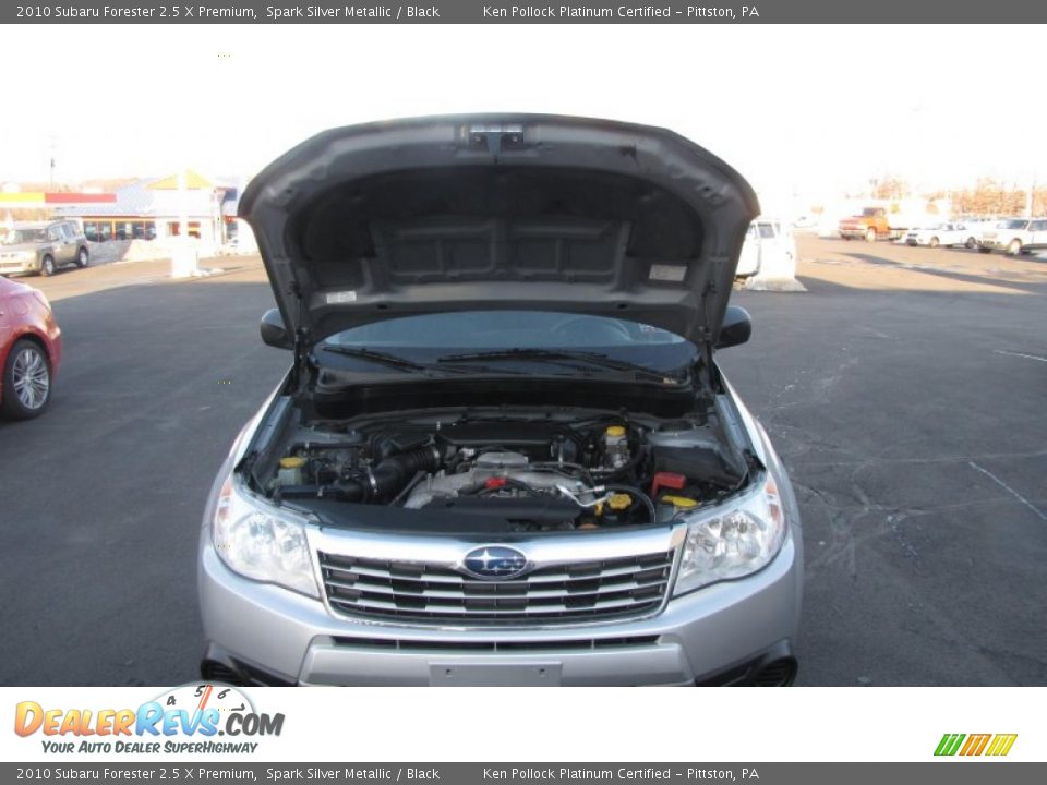 2010 Subaru Forester 2.5 X Premium Spark Silver Metallic / Black Photo #18