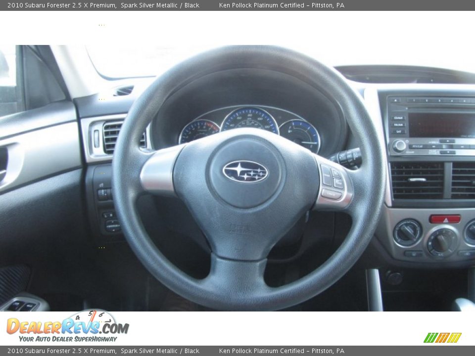 2010 Subaru Forester 2.5 X Premium Spark Silver Metallic / Black Photo #20