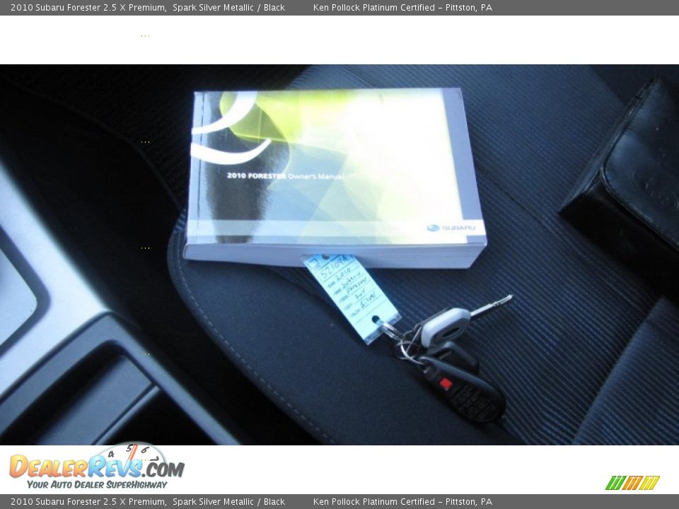 2010 Subaru Forester 2.5 X Premium Spark Silver Metallic / Black Photo #29