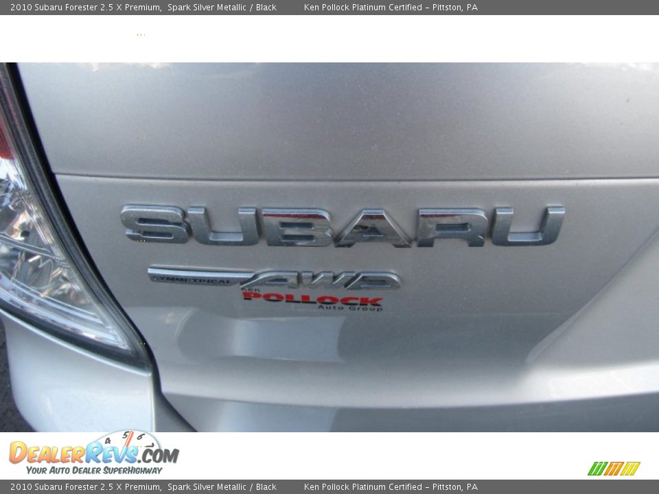 2010 Subaru Forester 2.5 X Premium Spark Silver Metallic / Black Photo #30