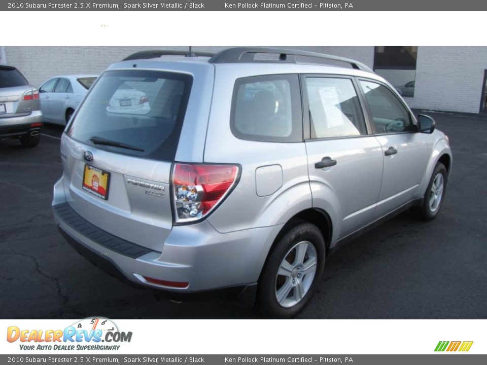 2010 Subaru Forester 2.5 X Premium Spark Silver Metallic / Black Photo #33