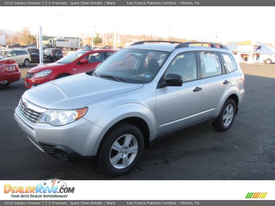 2010 Subaru Forester 2.5 X Premium Spark Silver Metallic / Black Photo #35