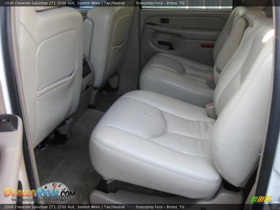 2006 Chevrolet Suburban Z71 1500 4x4 Summit White / Tan/Neutral Photo #17