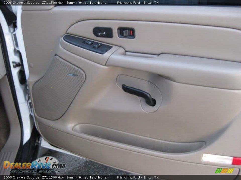 2006 Chevrolet Suburban Z71 1500 4x4 Summit White / Tan/Neutral Photo #22