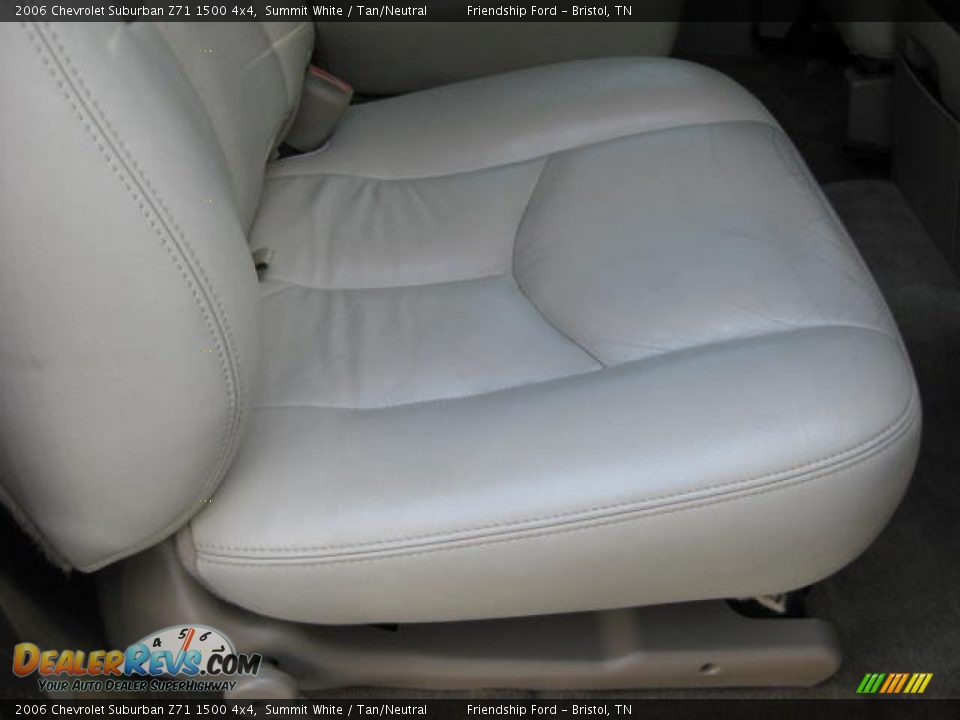 2006 Chevrolet Suburban Z71 1500 4x4 Summit White / Tan/Neutral Photo #23