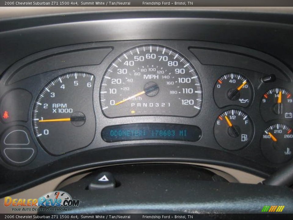 2006 Chevrolet Suburban Z71 1500 4x4 Summit White / Tan/Neutral Photo #32