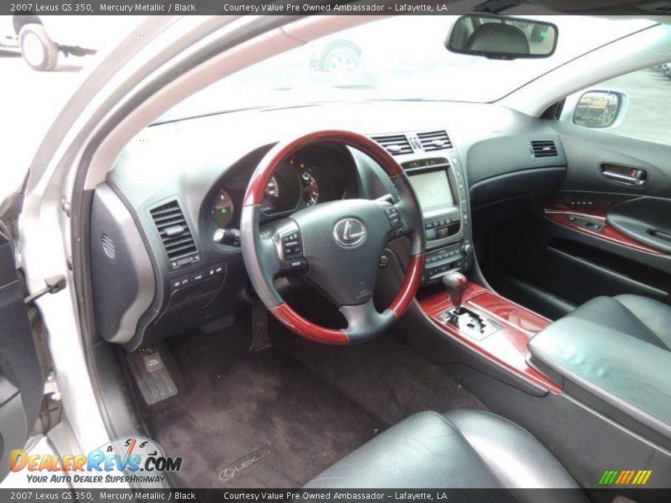 Black Interior - 2007 Lexus GS 350 Photo #13