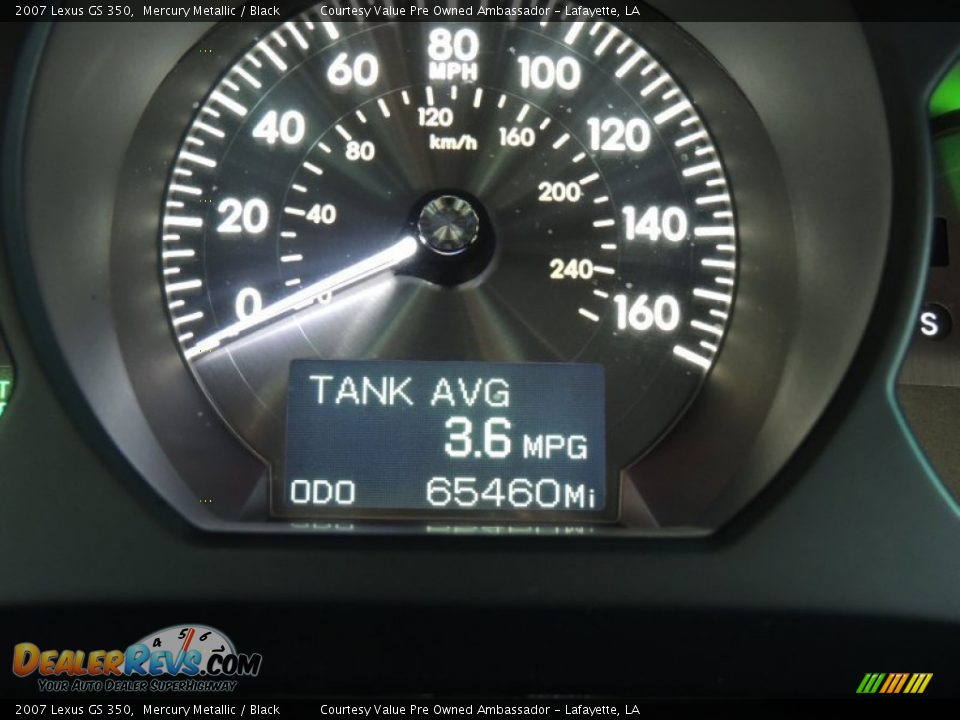 2007 Lexus GS 350 Mercury Metallic / Black Photo #17