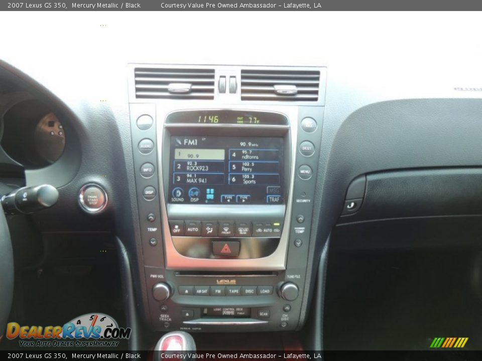 2007 Lexus GS 350 Mercury Metallic / Black Photo #18