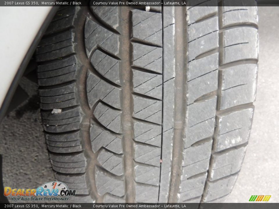 2007 Lexus GS 350 Mercury Metallic / Black Photo #27