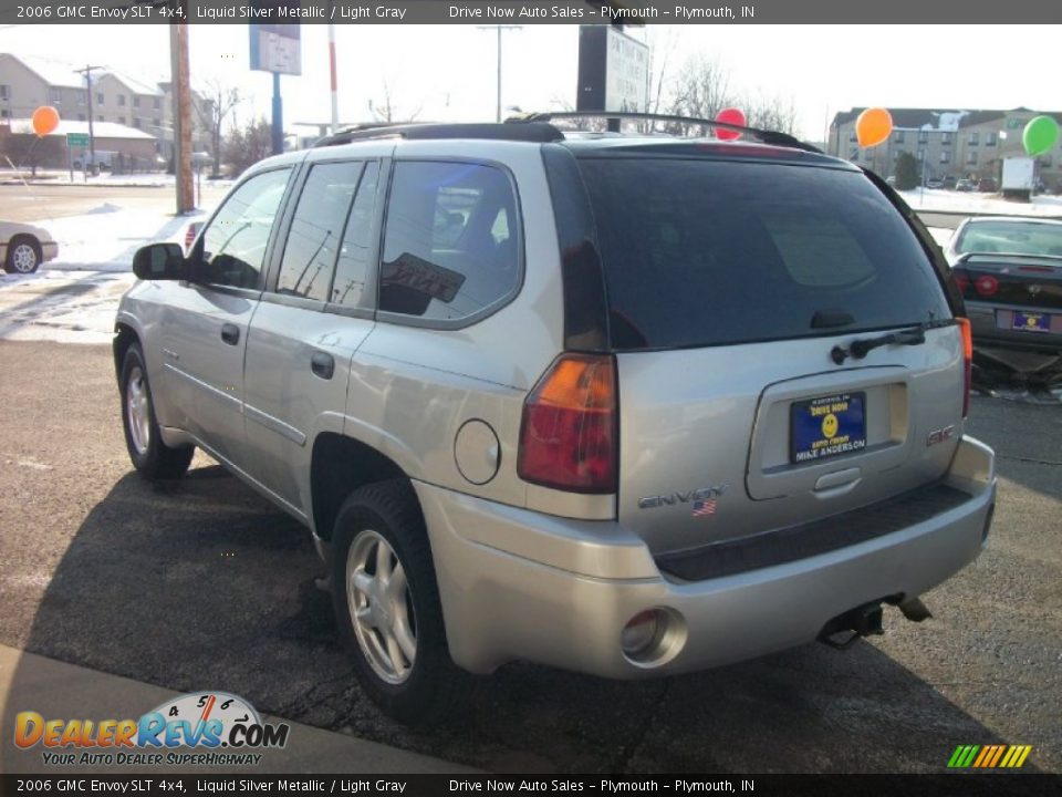 2006 GMC Envoy SLT 4x4 Liquid Silver Metallic / Light Gray Photo #3