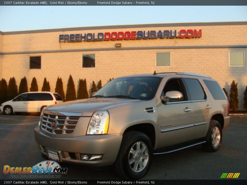 2007 Cadillac Escalade AWD Gold Mist / Ebony/Ebony Photo #1