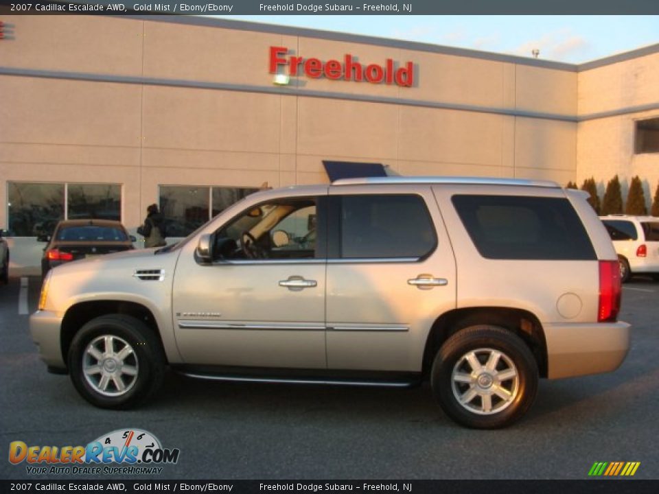 2007 Cadillac Escalade AWD Gold Mist / Ebony/Ebony Photo #3