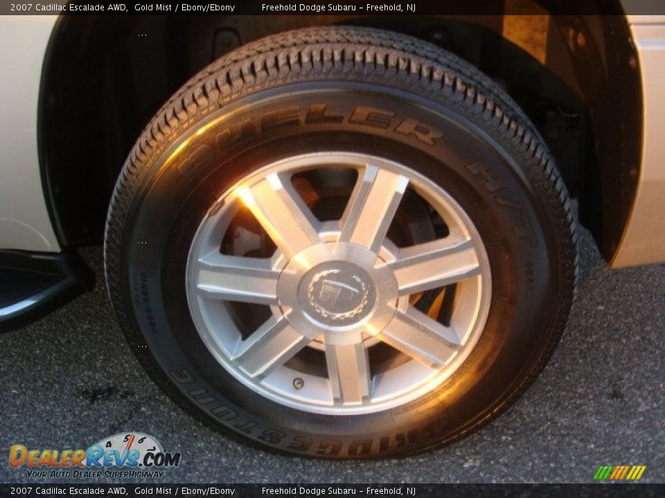 2007 Cadillac Escalade AWD Gold Mist / Ebony/Ebony Photo #6