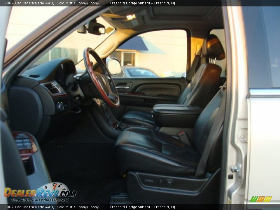 2007 Cadillac Escalade AWD Gold Mist / Ebony/Ebony Photo #9