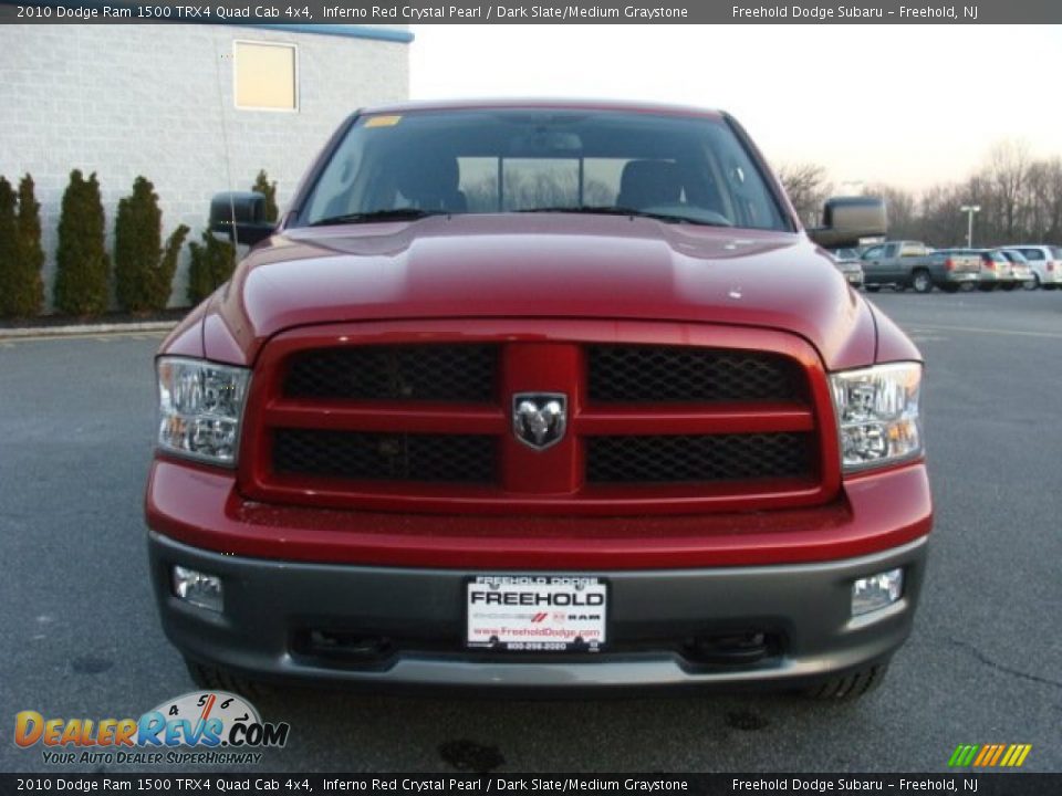 2010 Dodge Ram 1500 TRX4 Quad Cab 4x4 Inferno Red Crystal Pearl / Dark Slate/Medium Graystone Photo #2