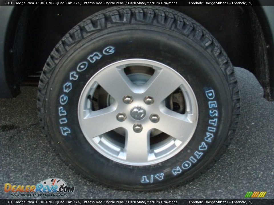2010 Dodge Ram 1500 TRX4 Quad Cab 4x4 Inferno Red Crystal Pearl / Dark Slate/Medium Graystone Photo #7