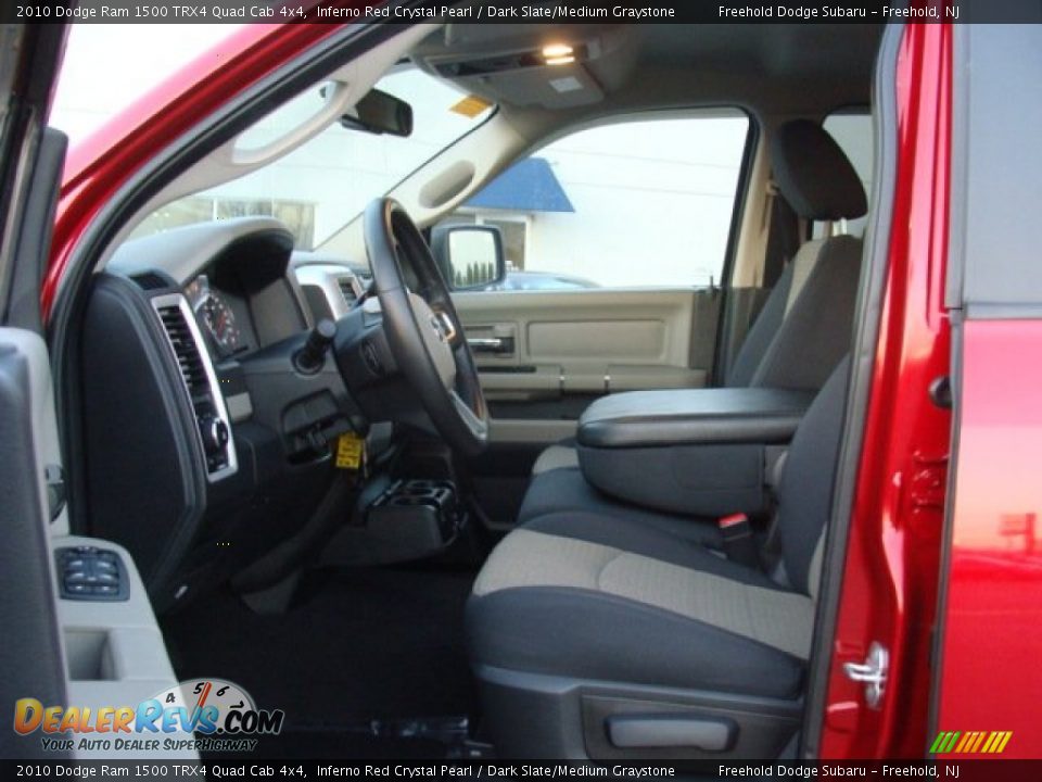 2010 Dodge Ram 1500 TRX4 Quad Cab 4x4 Inferno Red Crystal Pearl / Dark Slate/Medium Graystone Photo #10