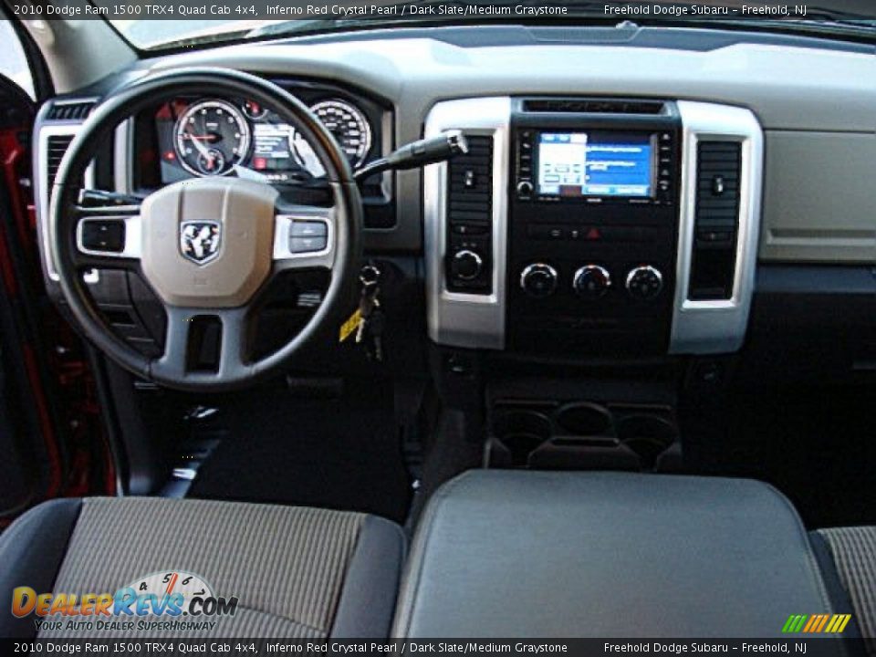 2010 Dodge Ram 1500 TRX4 Quad Cab 4x4 Inferno Red Crystal Pearl / Dark Slate/Medium Graystone Photo #11