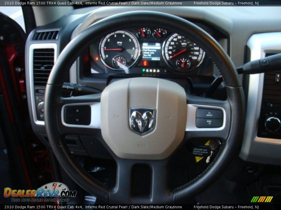 2010 Dodge Ram 1500 TRX4 Quad Cab 4x4 Inferno Red Crystal Pearl / Dark Slate/Medium Graystone Photo #12
